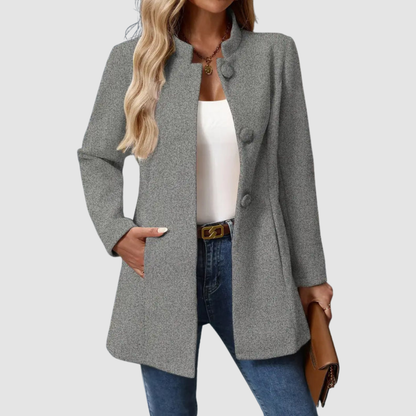 Modique™ - Elegant & Timeless Coat with Stand-up Collar