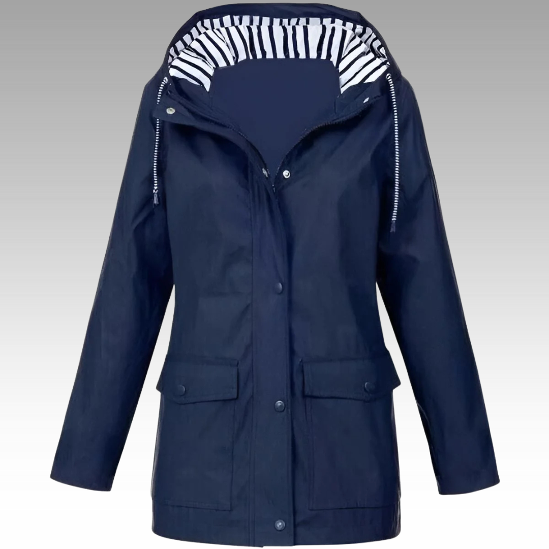 Therese™ - Vattentät Jacka - Elegant Design & Ultralätt Komfort för Alla Väder