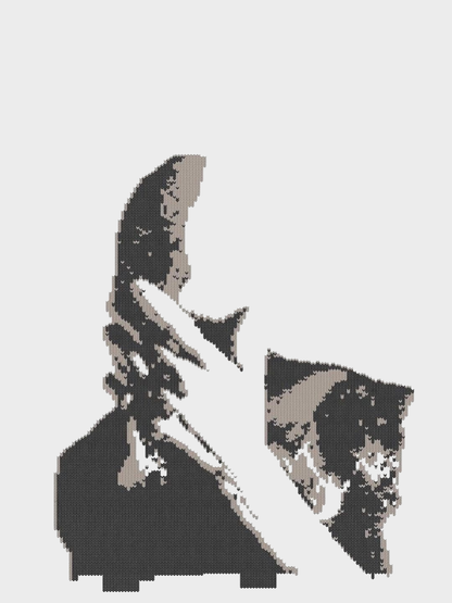 Hidden Visage Knit Sweater