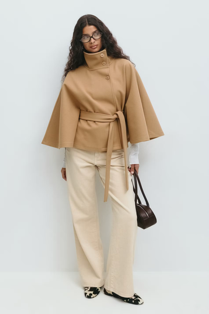SARILLE | Belt Cape Jacket
