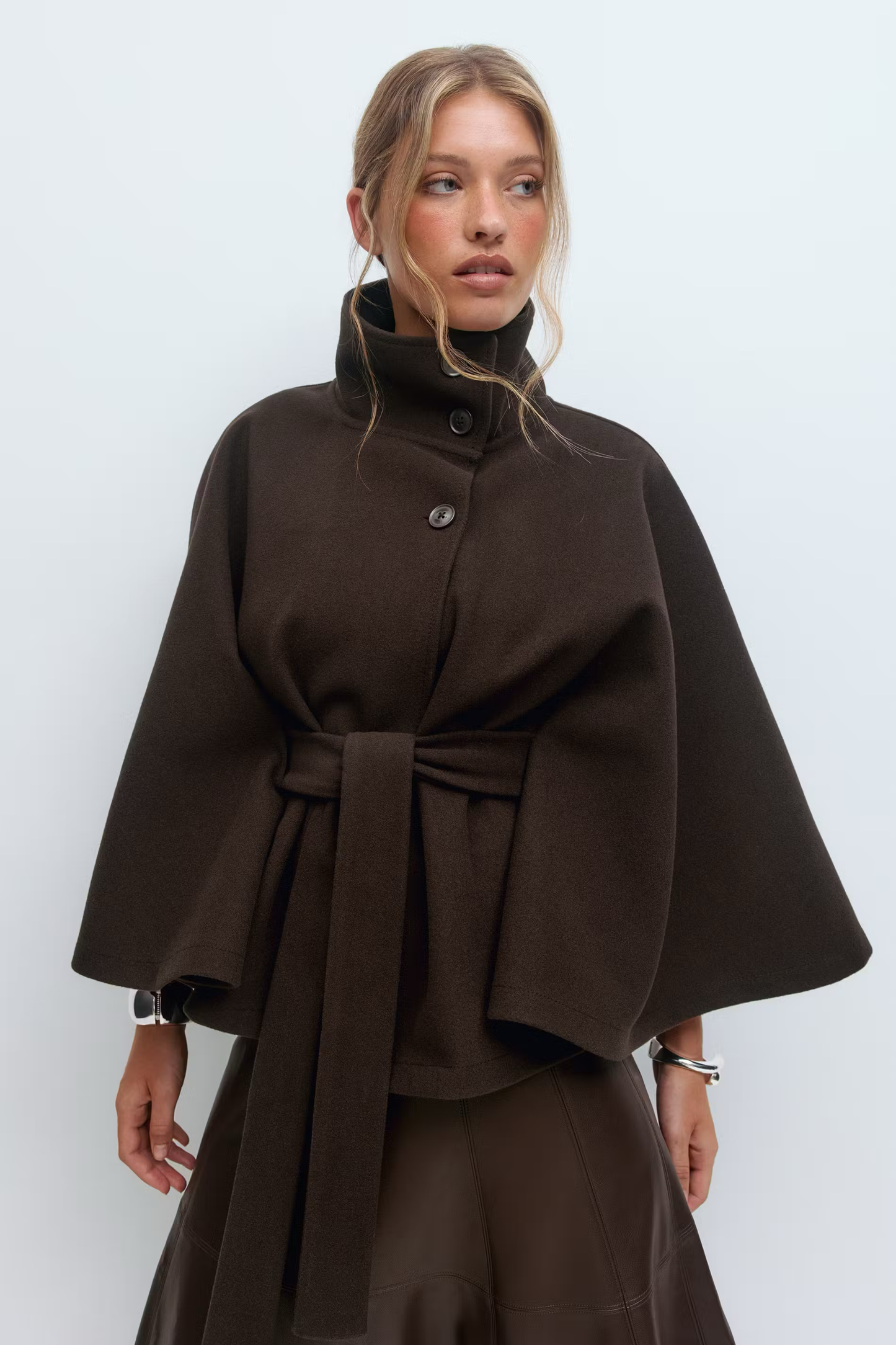 SARILLE | Belt Cape Jacket